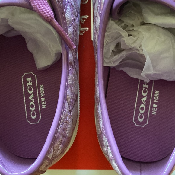 Coach signature low top iris color sneakers - Picture 3 of 5